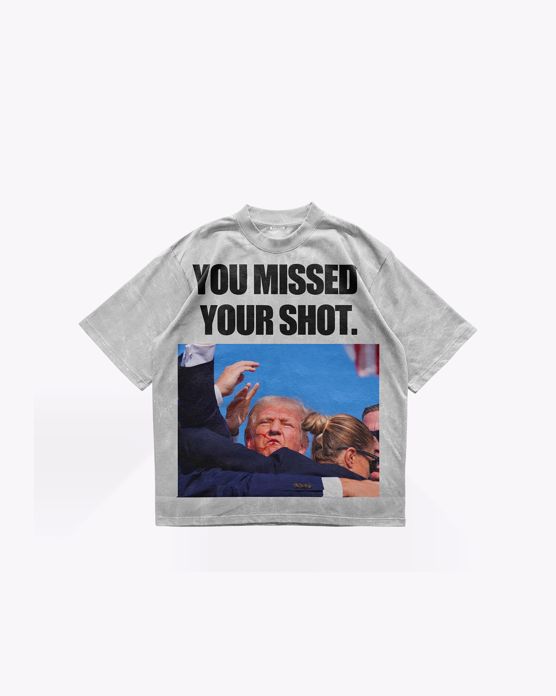 YOU MISSED YOUR SHOT TRUMP TEE